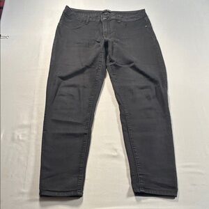 1822 Denim Black Skinny Jeans Womens Size 12
